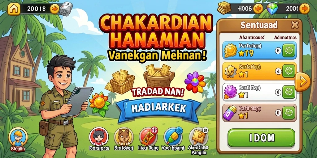 Tampilan awal aplikasi DUIT8 yang menarik dan mudah dipahami.