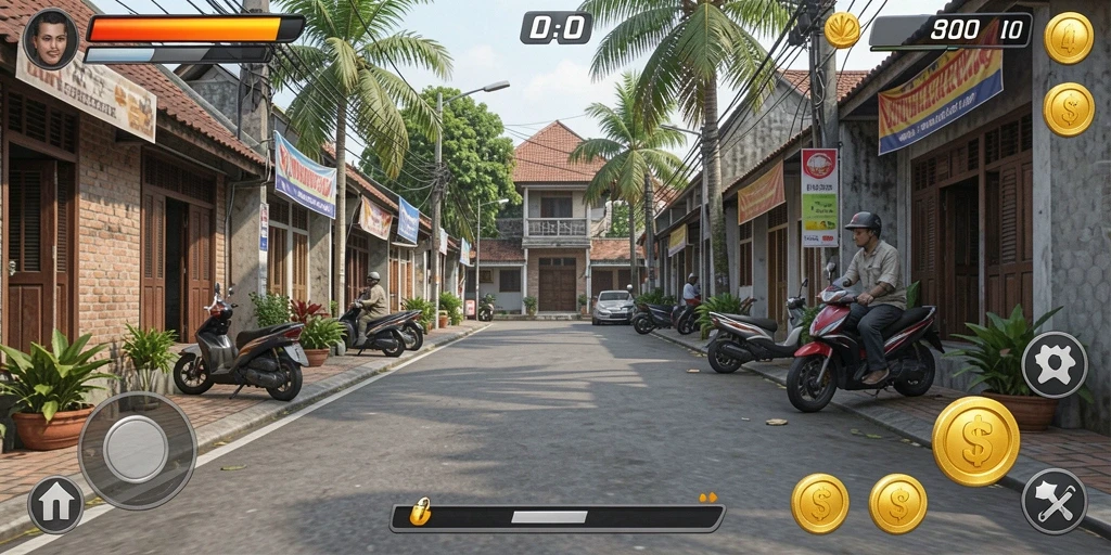 Tampilan awal aplikasi GOWIN yang menarik.