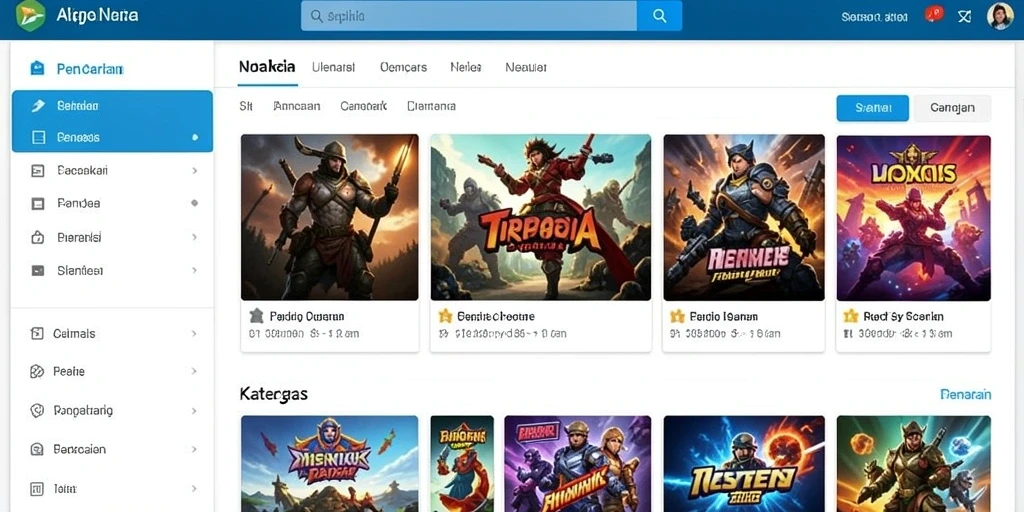 Tampilan antarmuka MAKTOTO yang menarik dan user-friendly.