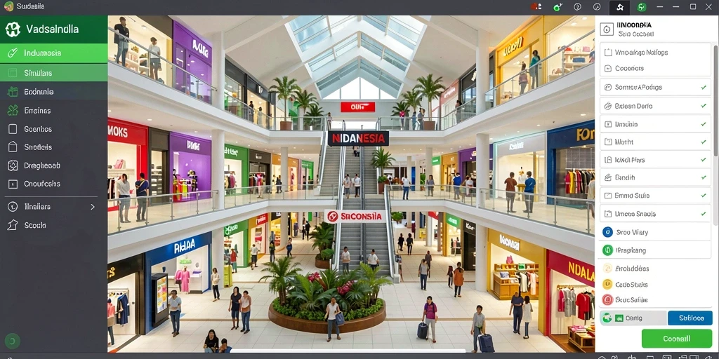 Tampilan antarmuka pengguna yang modern dan menarik.