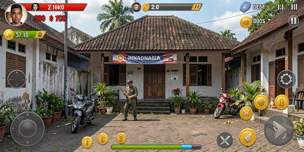 Tampilan utama game ZK9 yang menarik dan penuh warna.